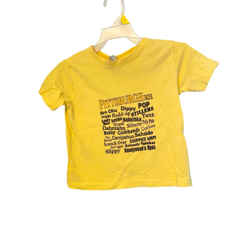 Rabbit Skins Toddler Pittsburgh Size 2 Yellow Tshirt